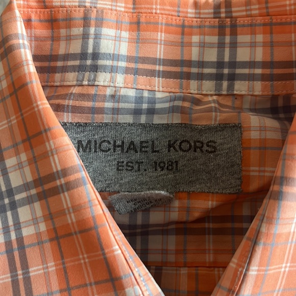 Michael Kors Casual Dress Shirt - Size Large - Picture 2 of 5
